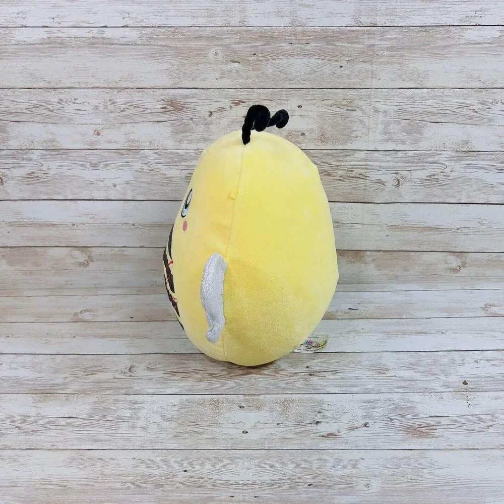 Squishmallow Kellytoy 10” Sunny The Yellow Bumble‎ Bee Hearts Plush Stuffed Toy